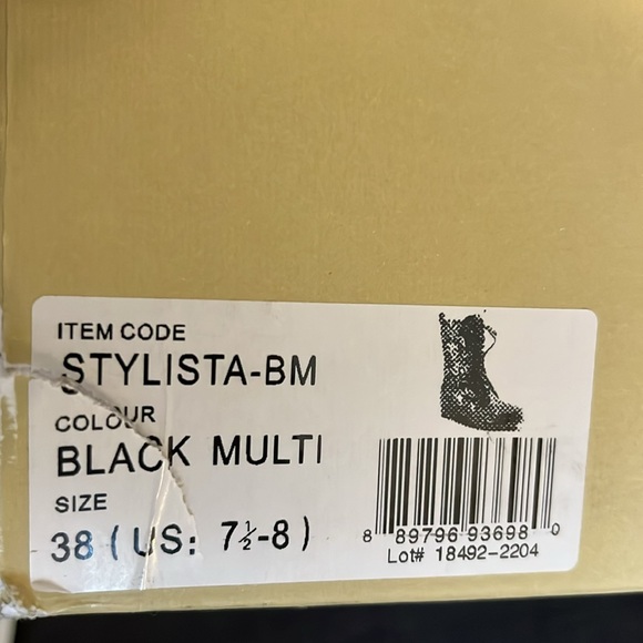 L'Artiste Stylista Floral Lace-Up Heeled Leather Boots - Picture 17 of 17